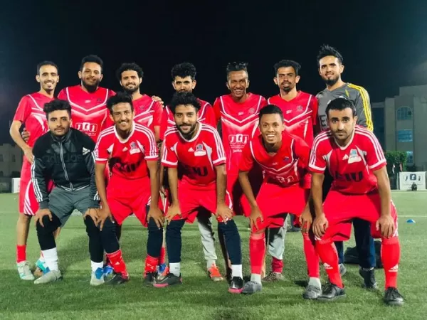 The University’s first football team leads the Universities League finals within the Yemeni Universities Football