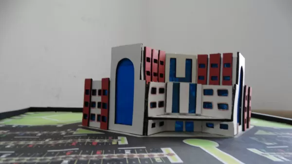 A scientific project designed by the student Muhammad Saad Al-Harq, third level in the subject of "Building Design 5", Department of Architectural Engineering, College of Engineering and Information Technology.