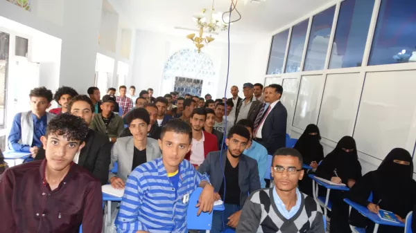 The President of the University inspects the progress of the educational process during the first day for first-level students