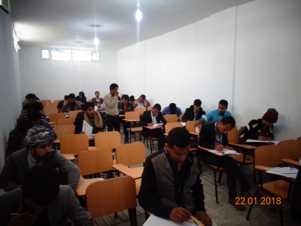 Inauguration of the final exams for the first semester for students of the second, third and fourth levels in the Faculties of Engineering and Administrative Sciences