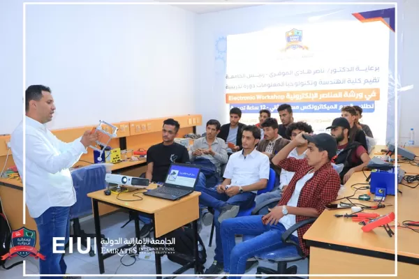 Launching the training course in the Electronic Workshop for students of the Mechatronics Department, second level