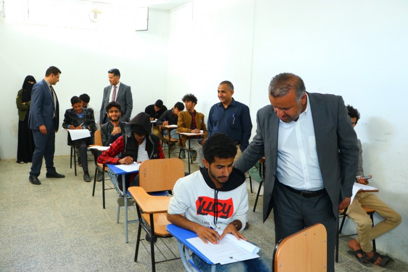 The launch of the final examinations for the first semester of the academic year 2020-2021 AD in the Faculties of Engineering and Administrative Sciences