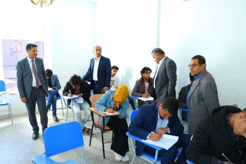 The launch of the final examinations for the first semester of the academic year 2020-2021 AD in the Faculties of Engineering and Administrative Sciences