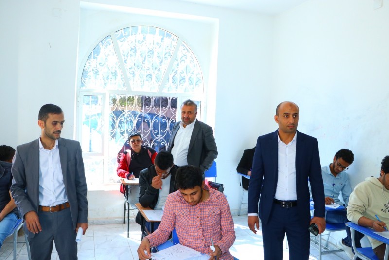 The launch of the final examinations for the first semester of the academic year 2020-2021 AD in the Faculties of Engineering and Administrative Sciences