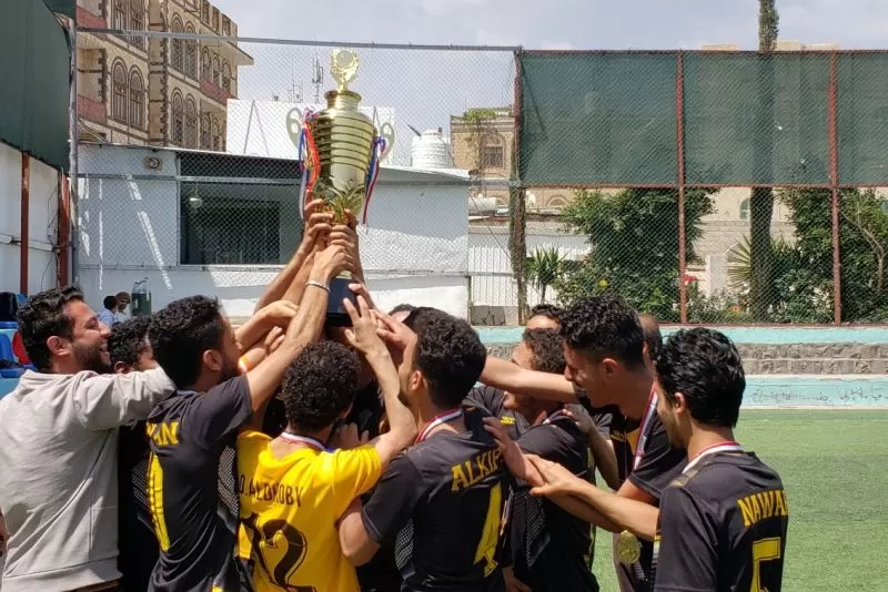 In the presence of the Vice President of the University, Dr. Ahmed Al-Baadani The conclusion of the university’s football league between the university’s faculties in its fifth season and honoring the team that won the League Cup