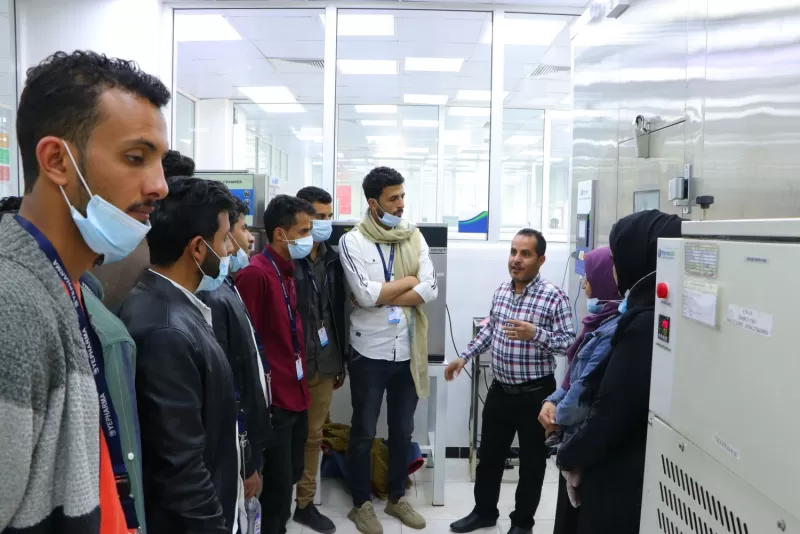 The Department of Mechatronics Engineering organizes a scientific visit for fourth-level students to the Yemeni Egyptian Company for the manufacture and trade of medicines