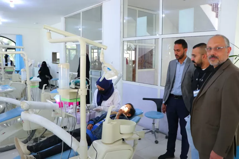 The President of the University reviews the progress of providing medical services to patients in the free clinics of the Faculty of Dentistry at the university