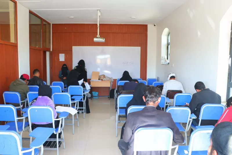 Launching the final exams for the first semester of the academic year 2021-2022 in the College of Medicine and Health Sciences (all specialties of the college) and the College of Oral and Dental Medicine and Surgery.