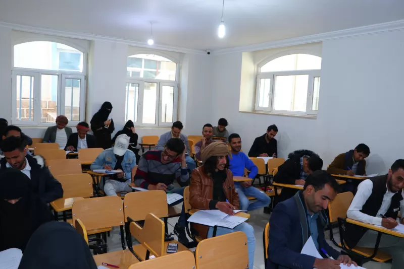 Launching the final exams for the first semester of the academic year 2021-2022 in the Faculties of Engineering and Administrative and Financial Sciences