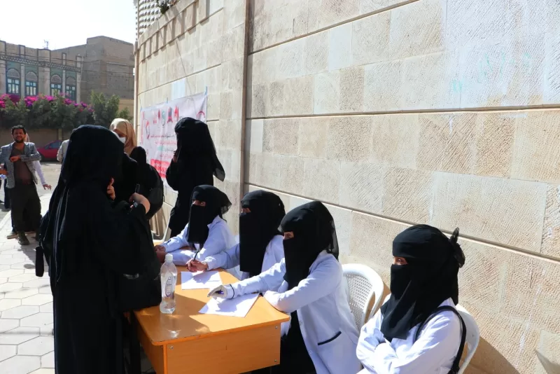 The President of the University inaugurates a blood donation campaign on campus for Thalassemia patients and hereditary blood disorders