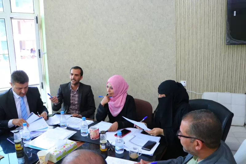 The University Council holds its periodic meeting headed by the President of the University