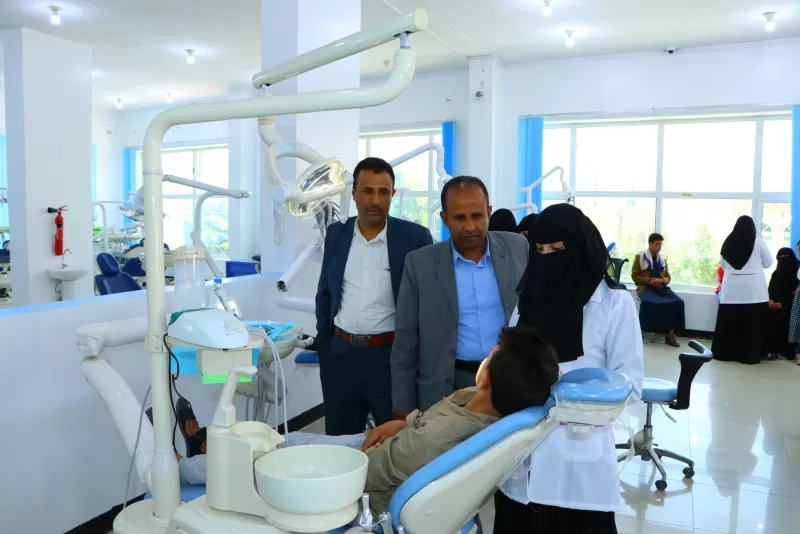 The President of the University reviews the progress of providing medical services to patients in the free clinics of the Faculty of Dentistry at the university