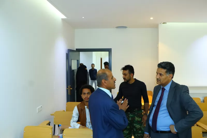 The President of the University inspects the progress of the educational process after the resumption of studies for the second semester after the end of the blessed Eid Al-Fitr vacation