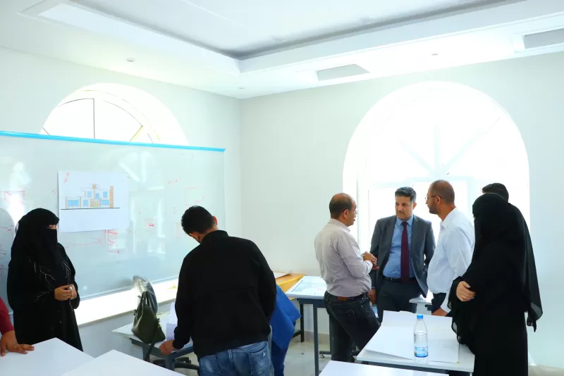 The President of the University inspects the progress of the educational process after the resumption of studies for the second semester after the end of the blessed Eid Al-Fitr vacation