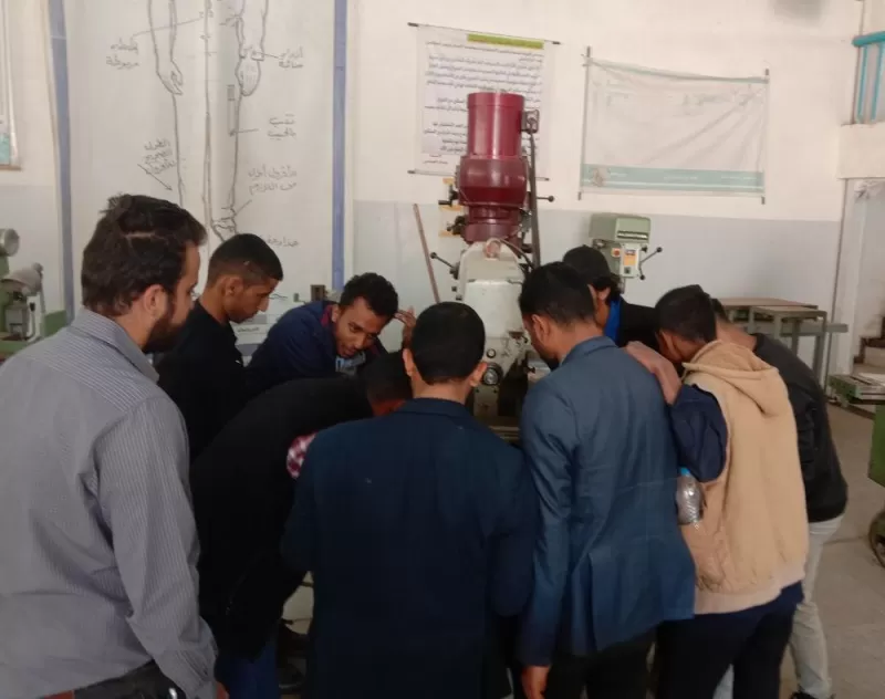 Conclusion of the training course for mechatronics engineering students at Dhahban Industrial Technical Institute