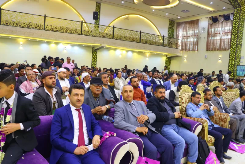 A student artistic ceremony for the graduation of the third batch of various departments in the Faculty of Engineering and Information Technology at the university