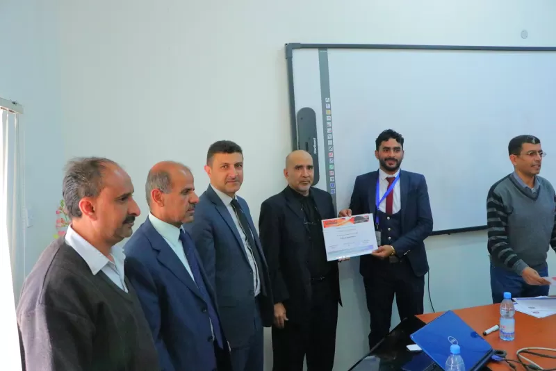 The conclusion of the training course for the second group of students of the Department of Oil and Gas Engineering on computer applications used in petroleum operations