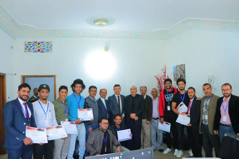 The conclusion of the training course for the second group of students of the Department of Oil and Gas Engineering on computer applications used in petroleum operations