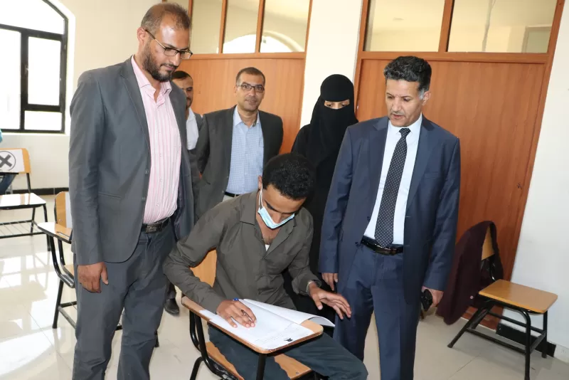 The President of the University inaugurates the final exams for the second semester in the Faculties of Engineering and Administrative Sciences