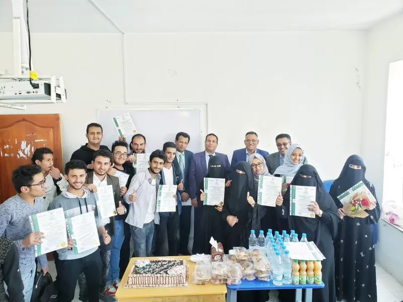 Conclusion of a training course in the field of respiratory therapy for students from various specialties of the Faculty of Medicine and honoring its participants