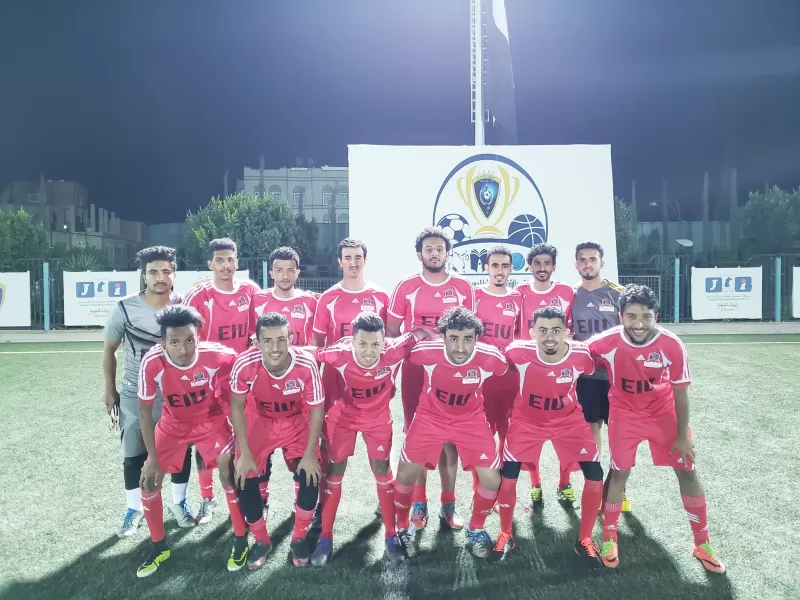 In his first match in the third winter meeting The first team of the university tied with the team of the university of Yemen