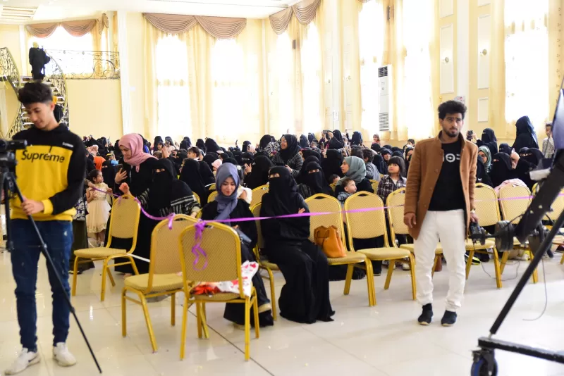 A student artistic ceremony for the graduation of students from a number of departments in the College of Administrative and Financial Sciences for the year 2019-2020