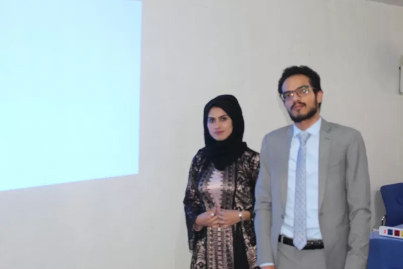 The conclusion of the second scientific week to discuss graduation projects in the departments of the Faculty of Administrative and Financial Sciences at the university