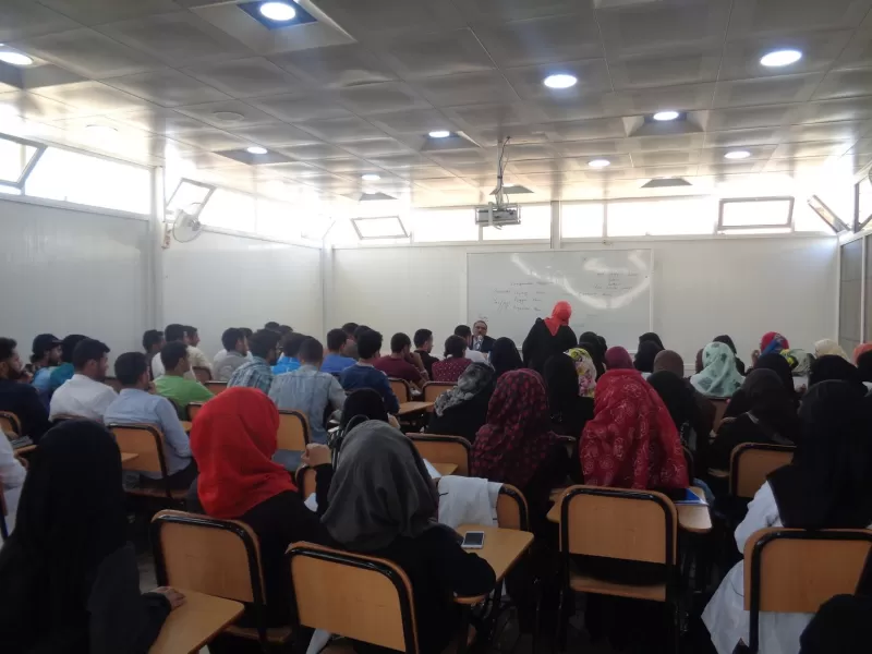 The launch of the first aid training course for students of human medicine at the Faculty of Medicine and Health Sciences at the university