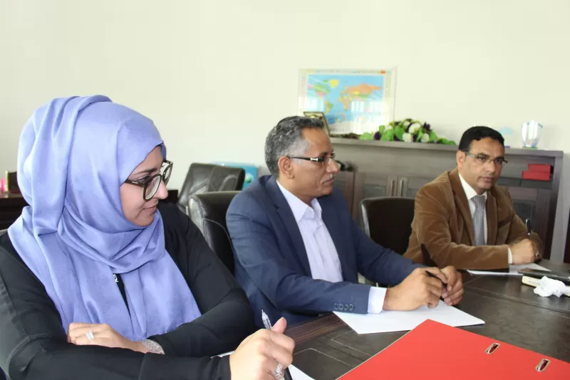 A preparatory meeting to discuss the procedures for holding a workshop to develop the strategy of the College of Medicine and Health Sciences in light of the university's strategy 2025