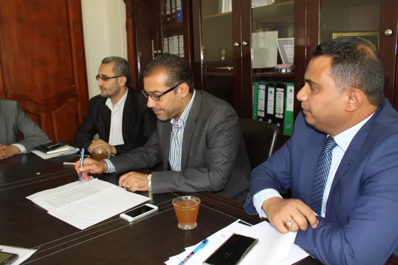 A meeting of the presidency of the university with the deans of the faculties to determine the level of preparation for the progress of the educational process at the beginning of the new academic year