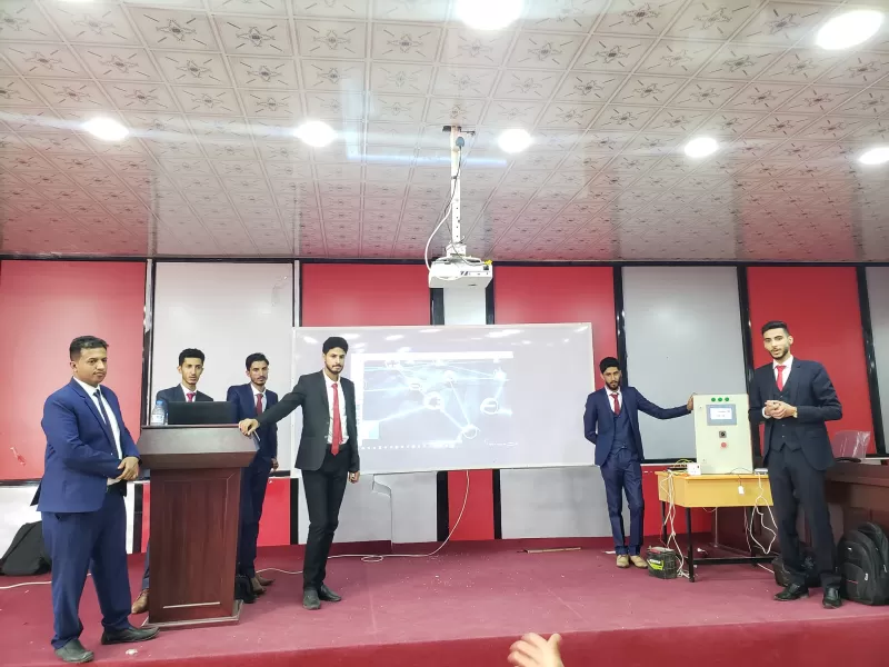 The conclusion of the discussion of the graduation projects of the Mechatronics Engineering Department at the College of Engineering and Information Technology