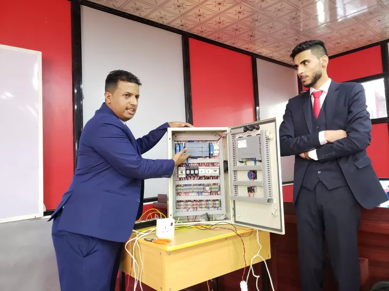 The conclusion of the discussion of the graduation projects of the Mechatronics Engineering Department at the College of Engineering and Information Technology