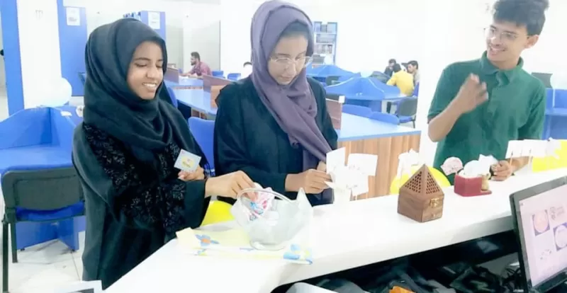 Central University Library joins students in celebrating Eid