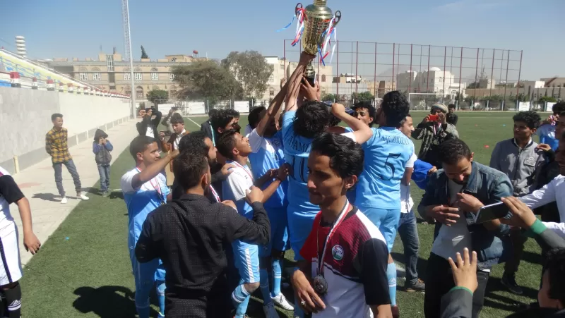 The conclusion of the Emirates University International Football Championship and the coronation of the Oil and Gas Engineering team with the championship cup