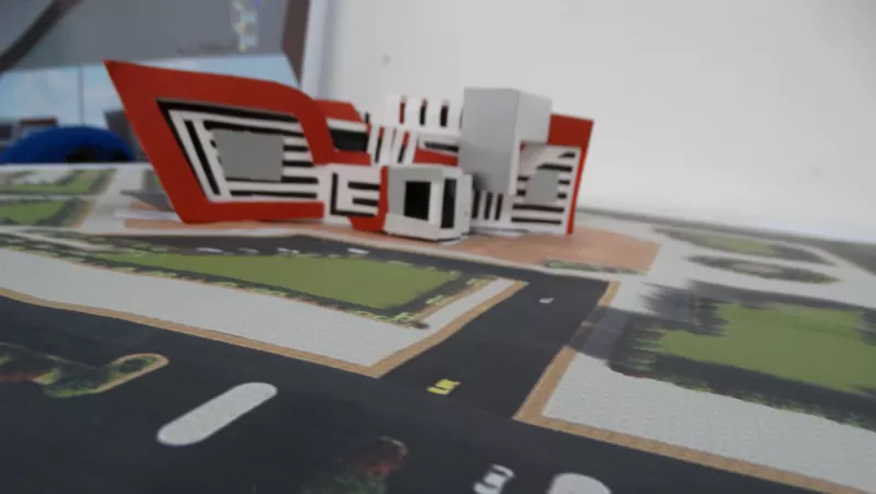 A scientific project designed by Afnan Abdul-Majeed Al-Wajeeh, third level student, in the subject "Building Design 5", Department of Architectural Engineering, College of Engineering and Information Technology.