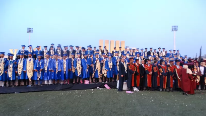 Emirates International University celebrates the graduation of the first batch of its students in various medical, engineering and administrative disciplines