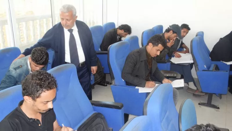 The university leadership launches the final exams for the first semester of the academic year 2018-2019 for the faculties of engineering and management