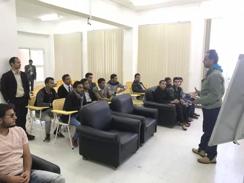 A scientific visit to the students of the Mechatronics Department of the Modern Pharmaceutical Company