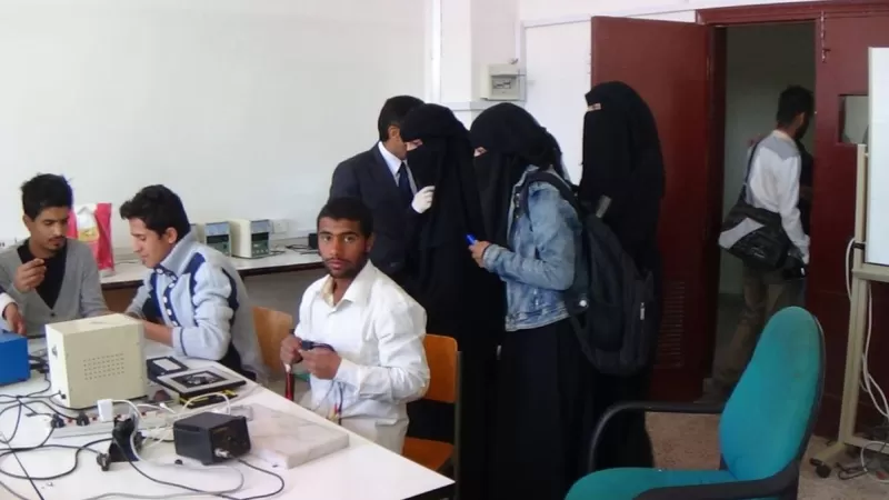 A scientific visit for students of the Information Technology Department to the Yemeni Cisco Academy and the General Institute of Communications GTI