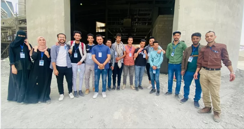 A scientific visit for the third-level students of the Chemical Engineering Department to the Amran Cement Factory