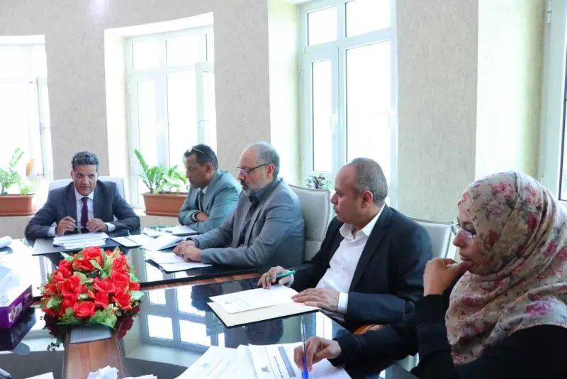 The Supreme Committee for the conduct of the self-assessment held its meeting to follow up on the level of achievement in the evaluation process for academic programs specific university