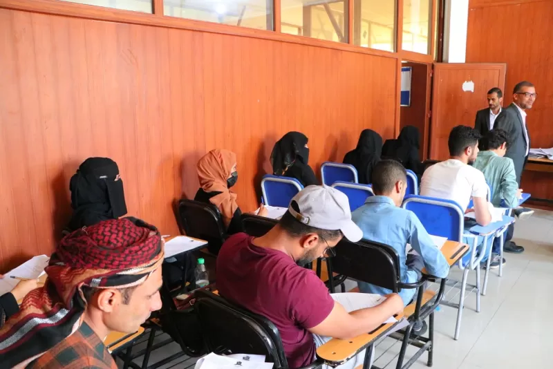 Inauguration of the final exams for the second semester of the academic year 2021-2022 in the College of Administrative and Financial Sciences