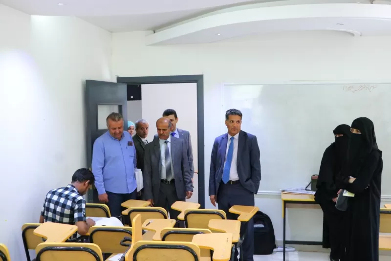 Inauguration of the final exams for the second semester of the academic year 2021-2022 in the College of Engineering and Information Technology