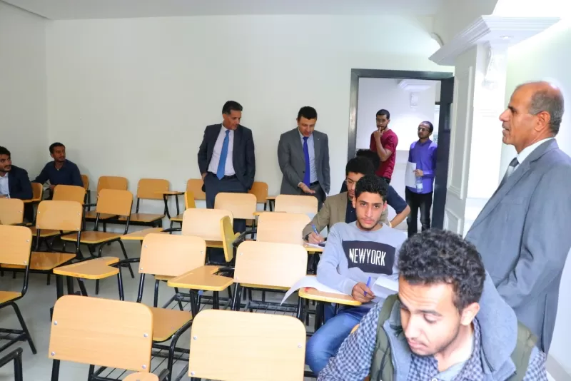 Inauguration of the final exams for the second semester of the academic year 2021-2022 in the College of Engineering and Information Technology