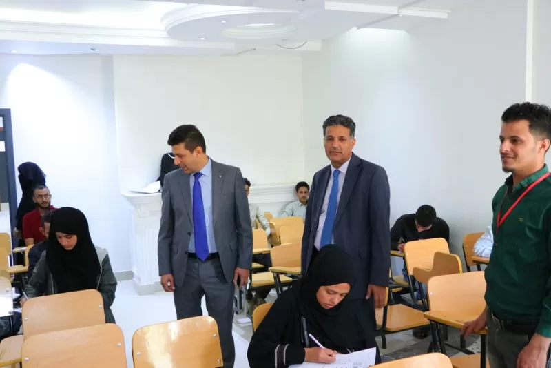 Inauguration of the final exams for the second semester of the academic year 2021-2022 in the College of Engineering and Information Technology