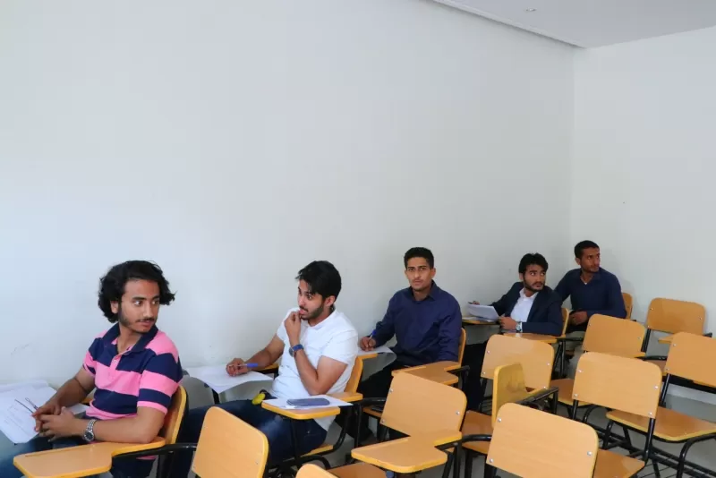 Inauguration of the final exams for the second semester of the academic year 2021-2022 in the College of Engineering and Information Technology