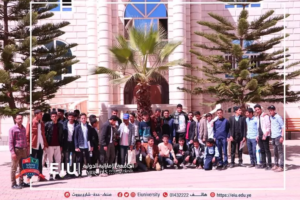 The University receives a scientific visit for high school students from the Borouge Al-Maarifa National Schools