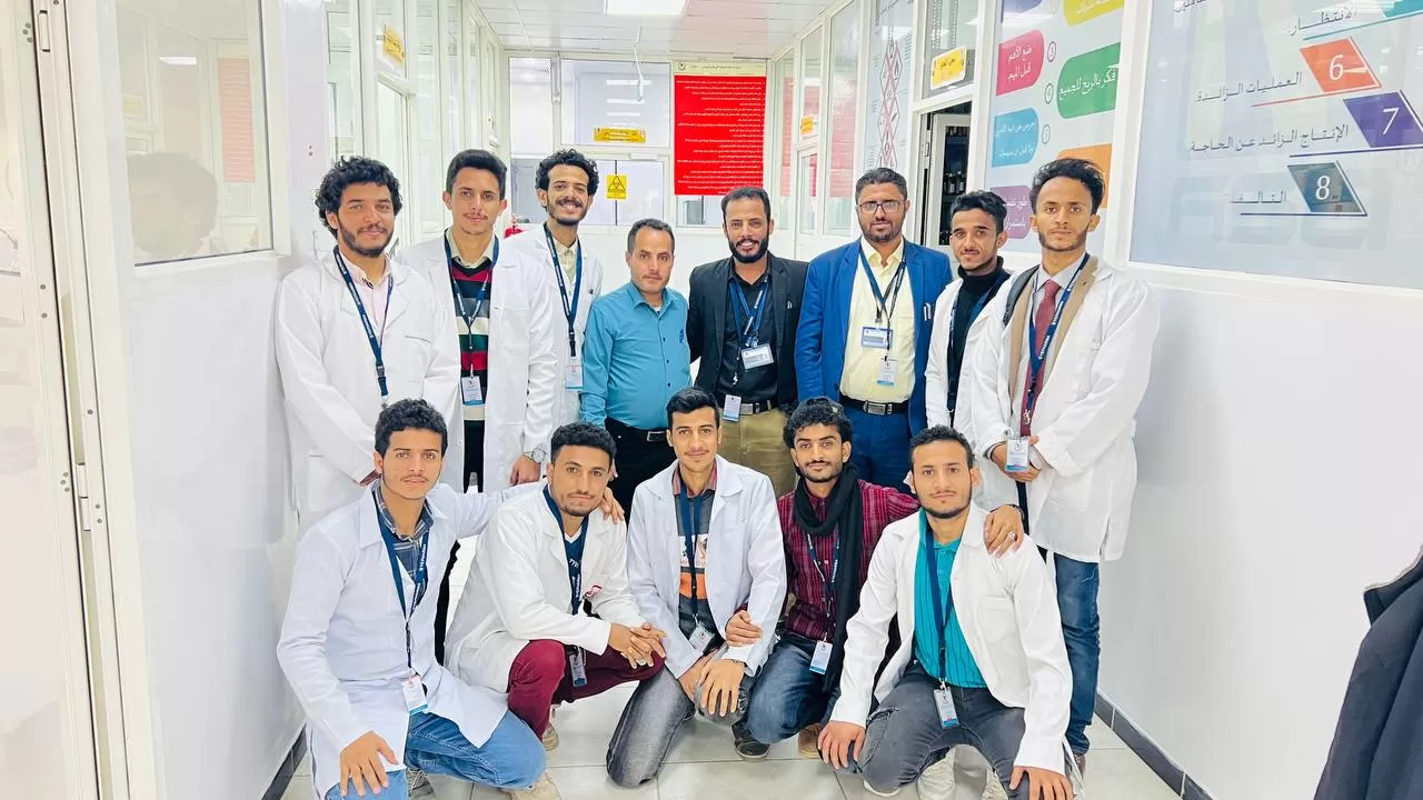 The Department of Clinical Pharmacy launches the scientific visits program for fourth-level students to the Yemeni Egyptian Pharmaceutical Industry Company