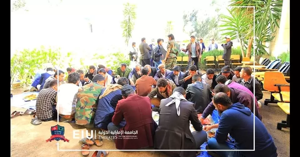 The Student Activities Department and the Student Forum organize a neighborhood table in honor of the hospitality of the families of the martyrs from among the university's affiliates