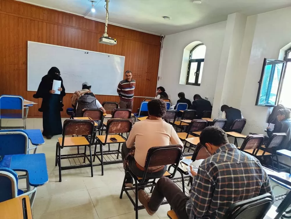 Inauguration of the final exams for the first semester of the academic year 2022-2023 for first-level students, College of Administrative and Financial Sciences